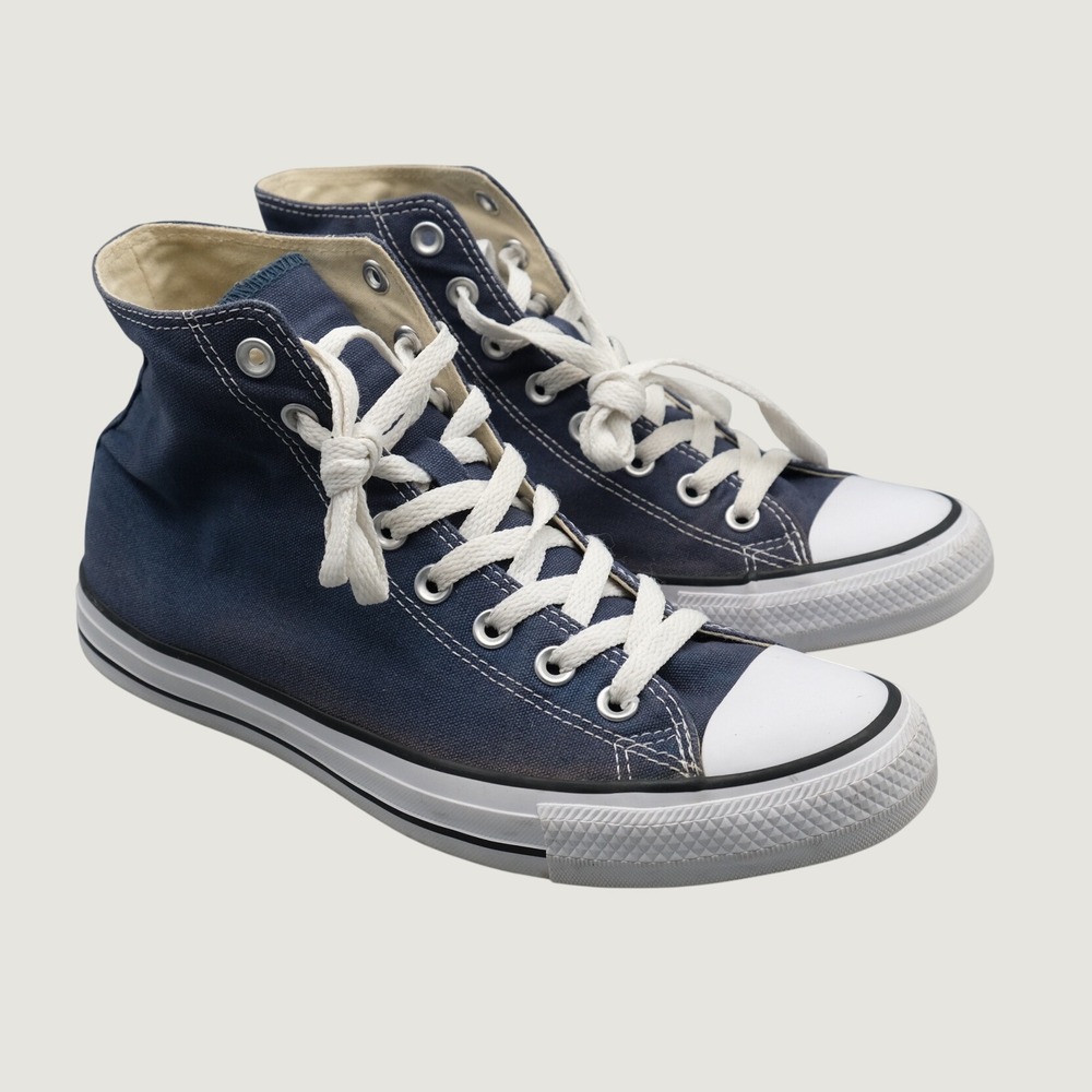 Converse Chuck Taylor All Star High Top Mens 8.5 Womens 10.5 Navy Blue Canvas